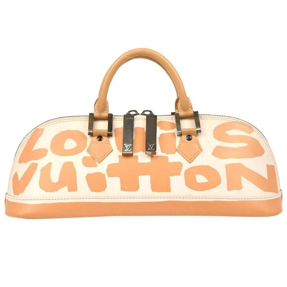 Louis Vuitton Beige Graffiti Alma Horizontal Handbag - Picture 2 of 16